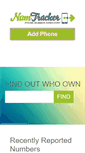 Mobile Screenshot of numtracker.com